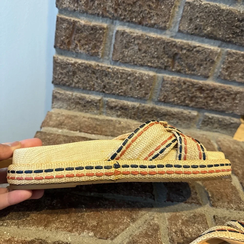 Arezzo Women's Reagan Footbed Sandals US 7.5B Multicolor #531